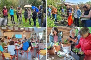collagefoto met workshops van Groen Leusden